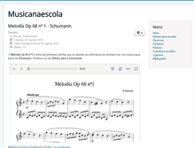 Tablet Screenshot of musicanaescola.com